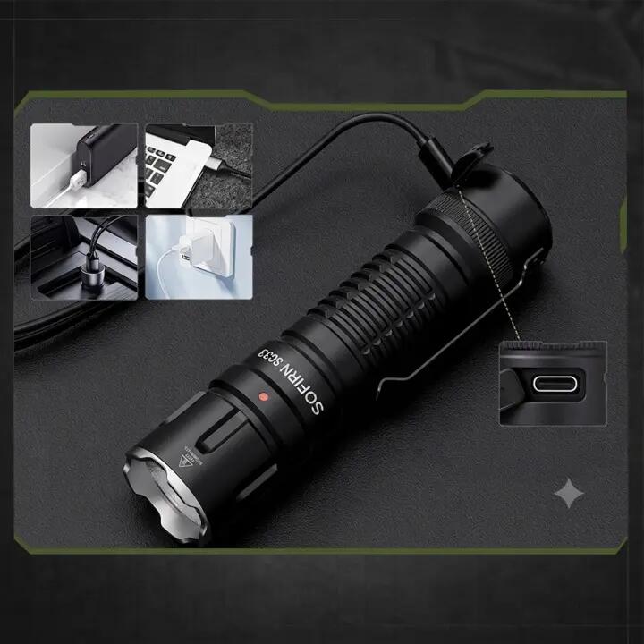 Latarka turystyczna Sofirn SC33 akumulatorowa 5200 lm USB-C 4/7