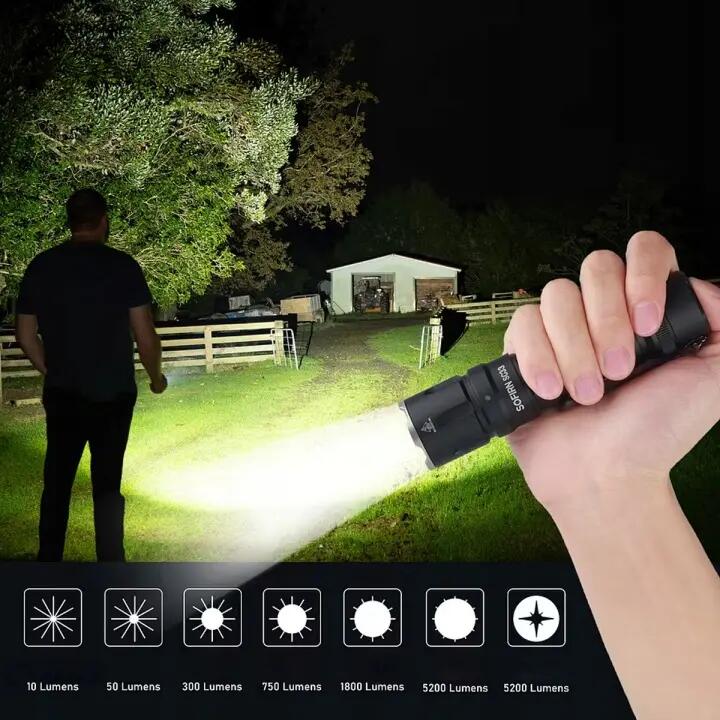 Latarka turystyczna Sofirn SC33 akumulatorowa 5200 lm USB-C 3/7