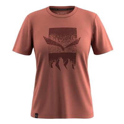 Salewa eagle 3cime dames t-shirt roze 00-0000029101_1980 r l