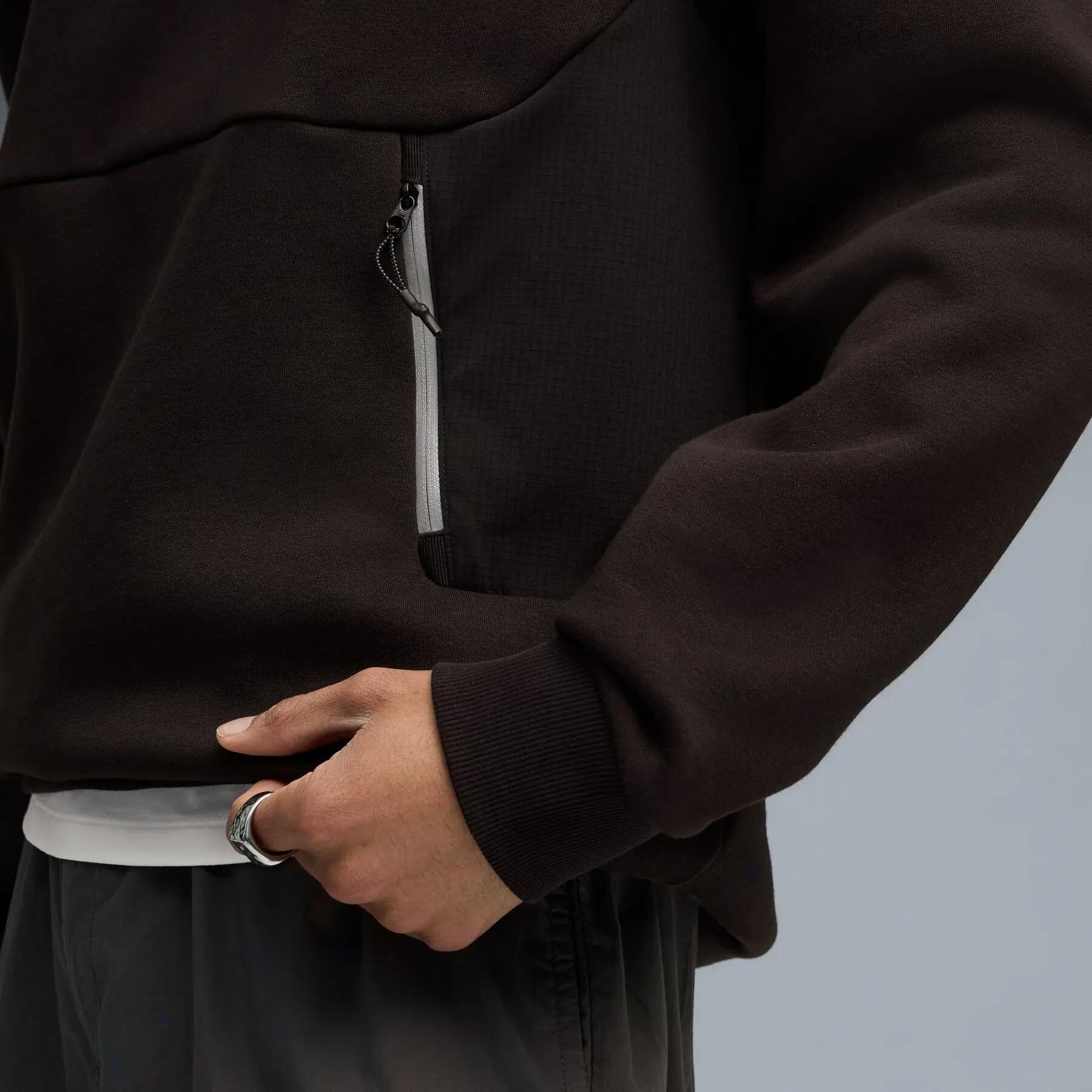 Felpa da uomo Puma PUMATECH RELAXED CREW FL nera, taglia L 7/7