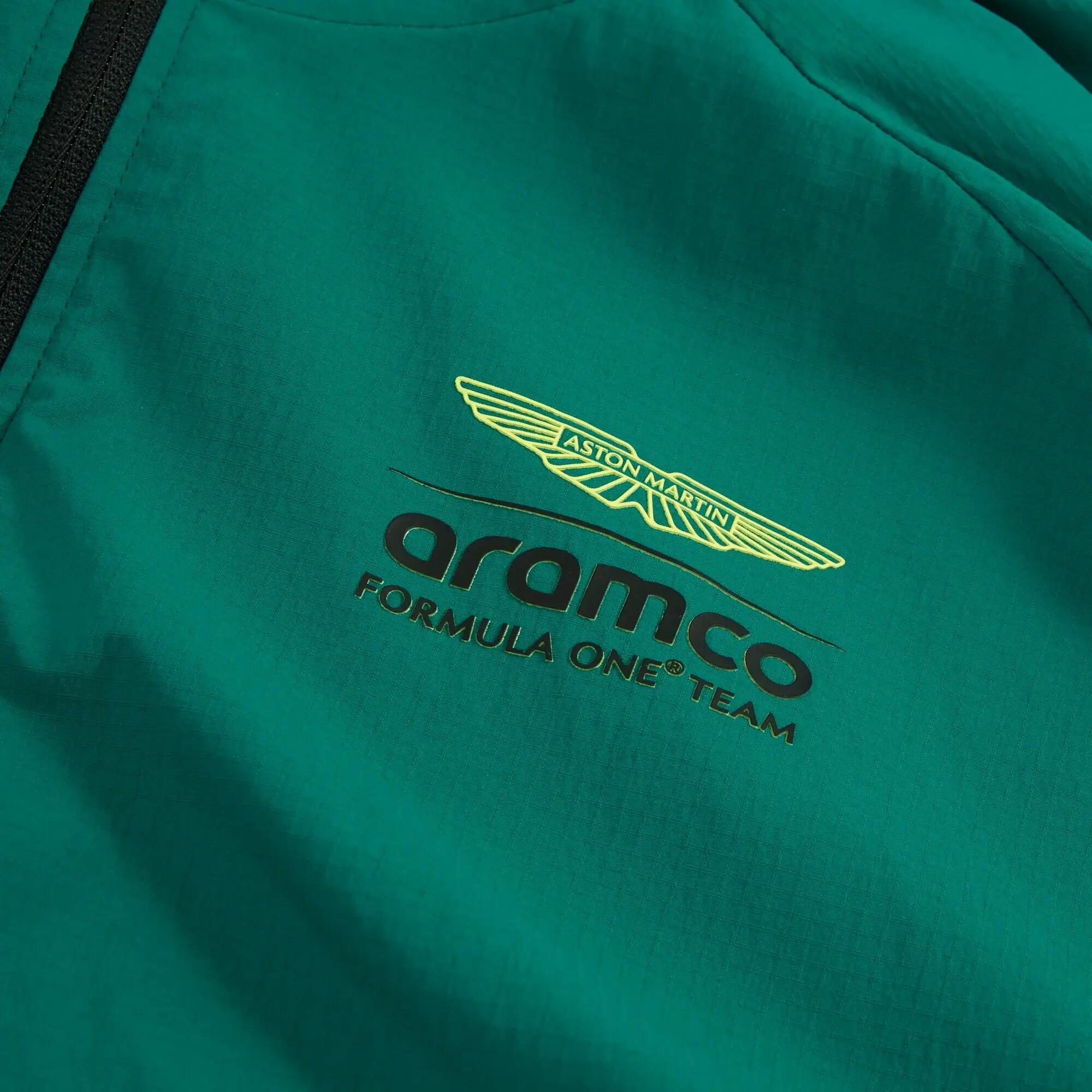 Chaqueta con capucha para hombre Puma AMF1 LIFESTYLE PUMATECH verde 63444404 r S 3/4