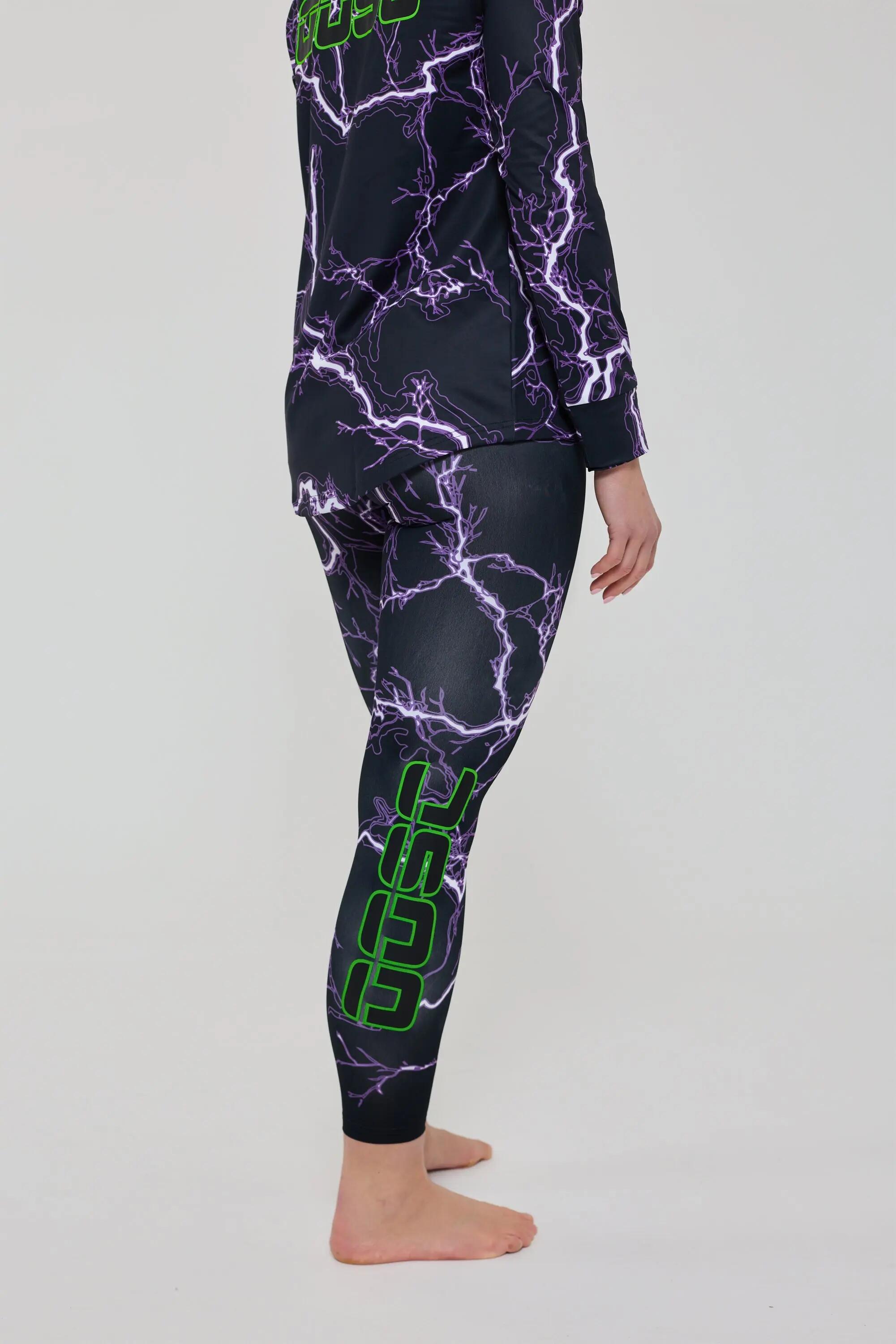 Baselayer Leggings - Thunderstruck Women's 3/5