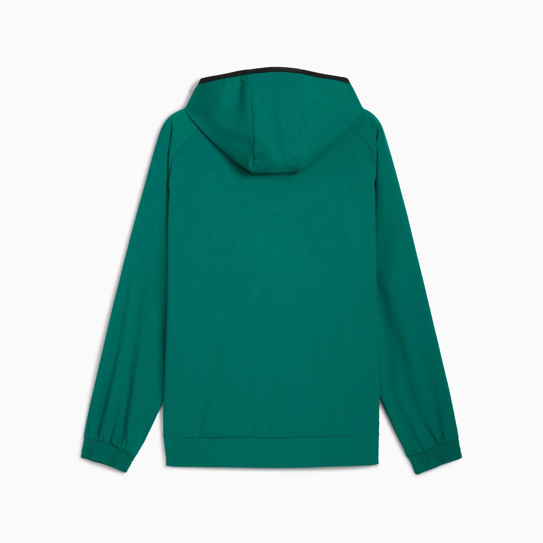 Chaqueta con capucha para hombre Puma AMF1 LIFESTYLE PUMATECH verde 63444404 r S 2/4