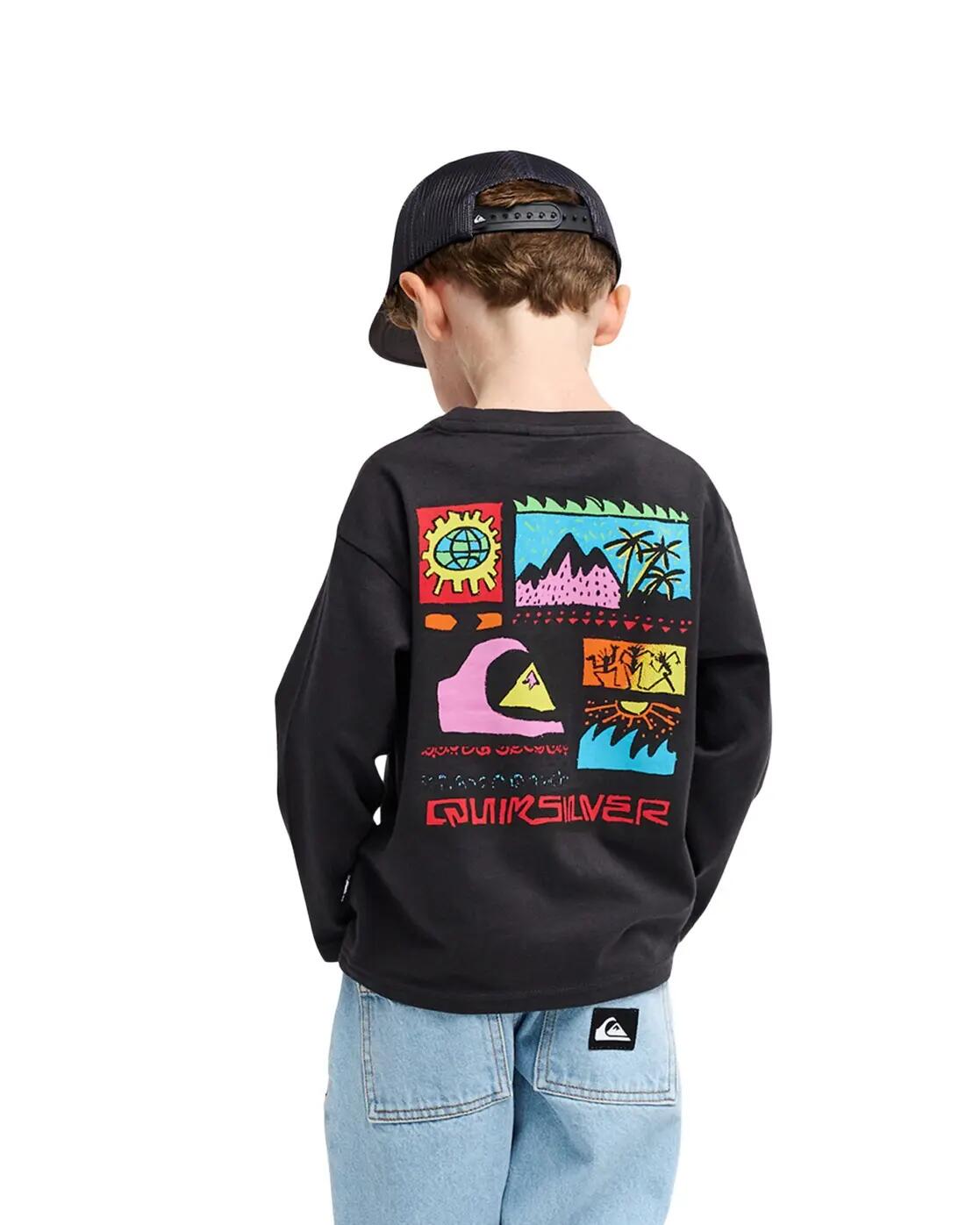 Camiseta de manga larga KINGPIN Negro Niño 2/4