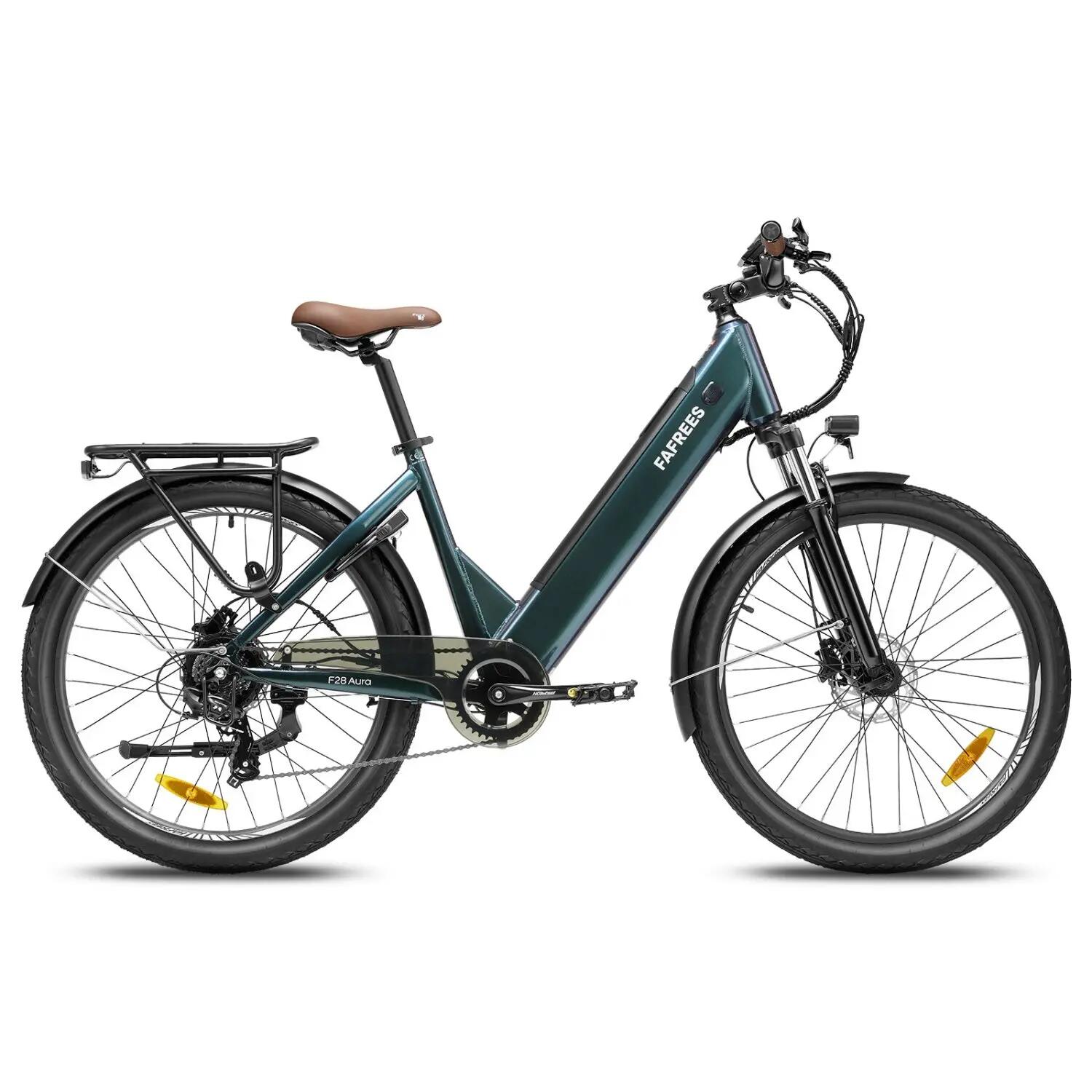 Bici elettrica FAFREES F28 Aura 36V20Ah 80-100km 26x2.5" Colore Verde 5/5
