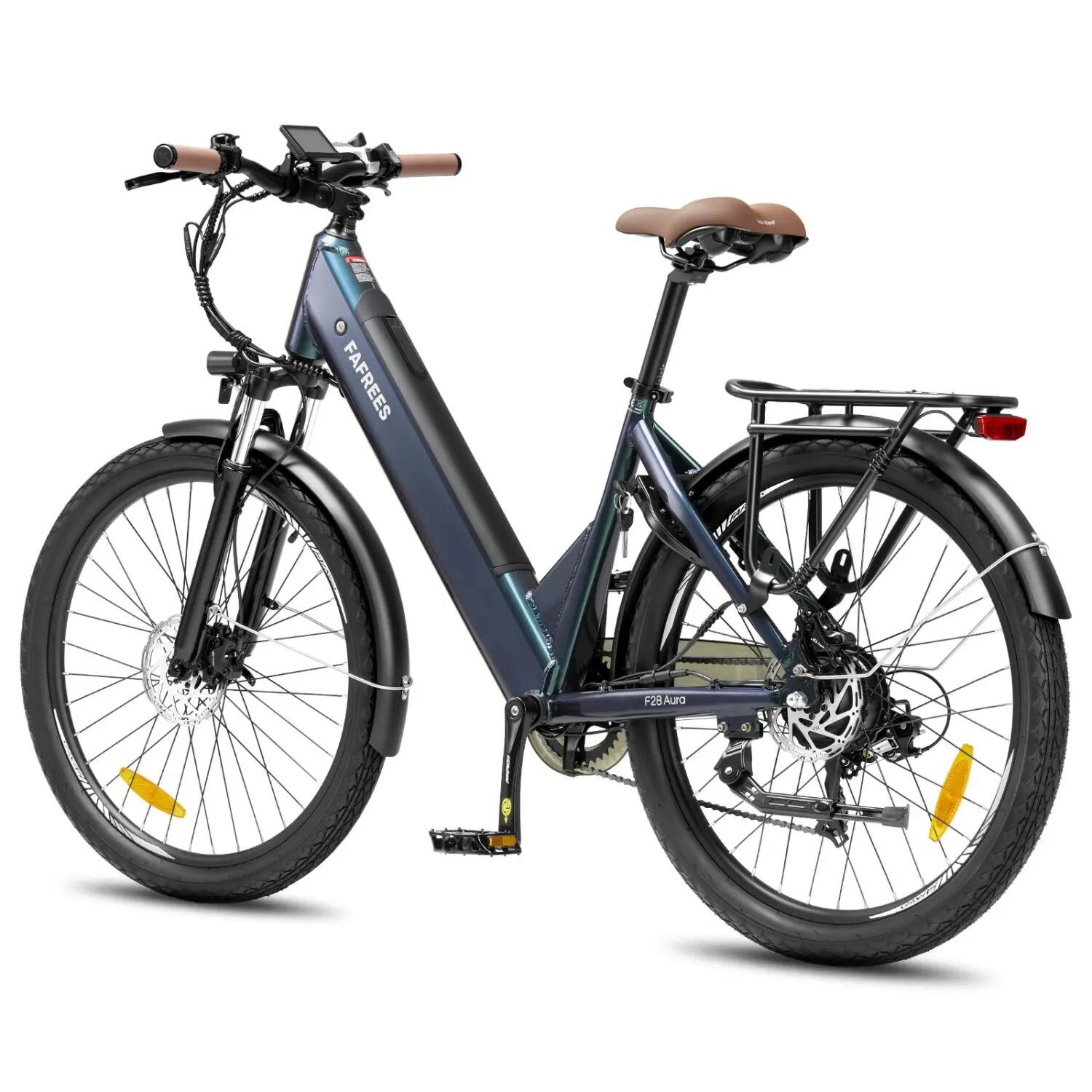 Bici elettrica FAFREES F28 Aura 36V20Ah 80-100km 26x2.5" Colore Verde 3/5