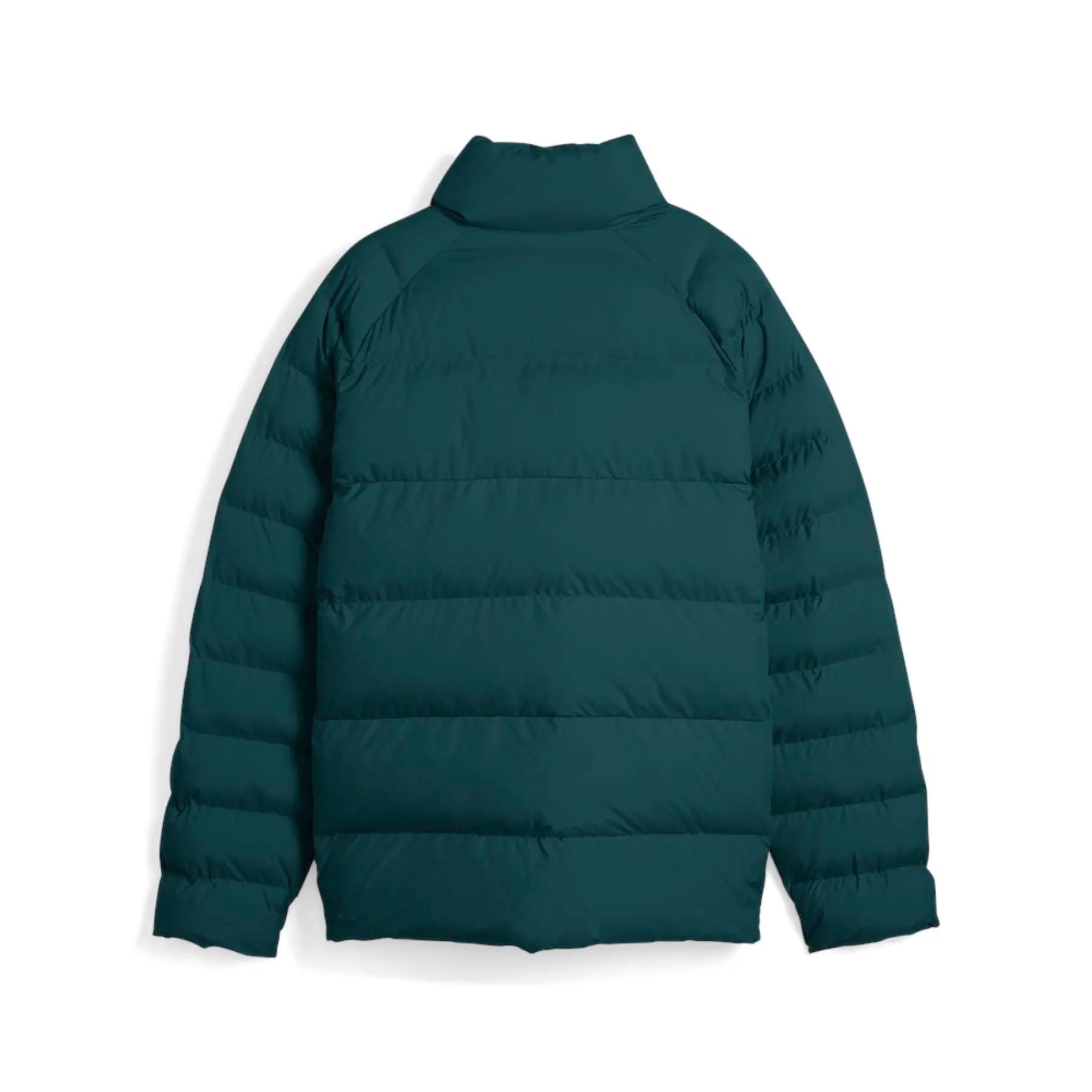 Jaqueta masculina Puma MONO de plumas verde 68837075 r S 2/5