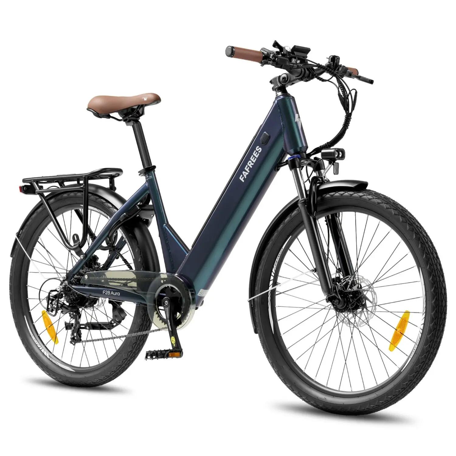 Bici elettrica FAFREES F28 Aura 36V20Ah 80-100km 26x2.5" Colore Verde 2/5
