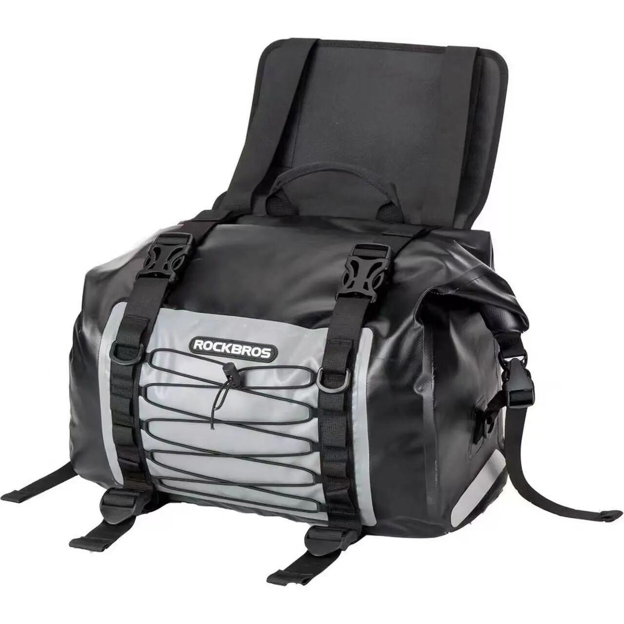 Wasserdichte Motorrad-Satteltaschen 2x31L mit Klettverschluss & Schnalle 5/6