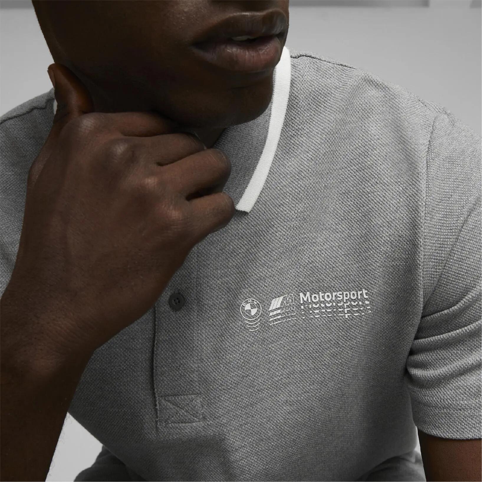 Camisa polo masculina Puma BMW MMS cinza 62122603 r M (48) 5/8