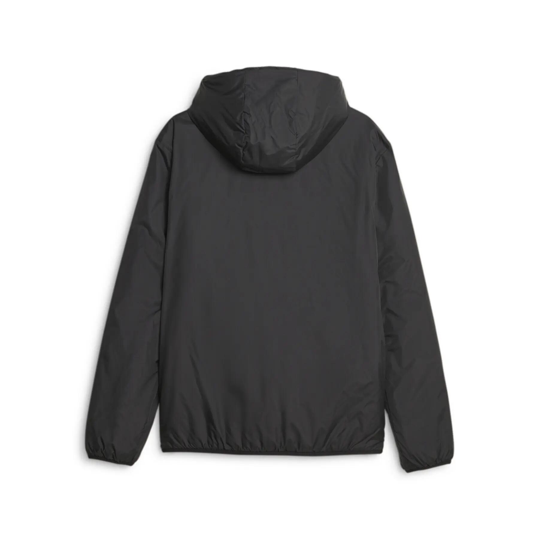 Jaqueta masculina Puma FERRARI STYLE REVERSIBLE com capuz, preta, 62097801 r M 2/8