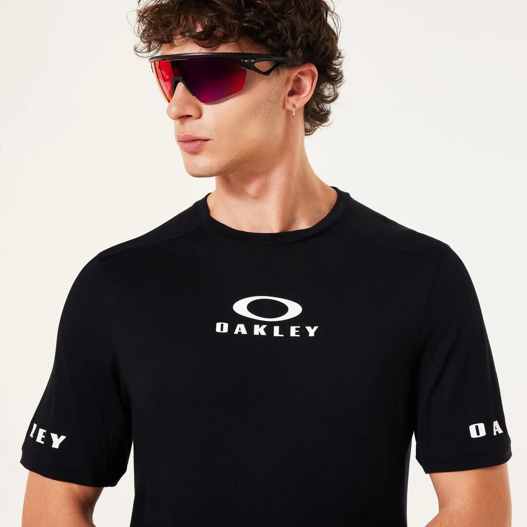 Koszulka rowerowa męska Oakley SEEKER FLOW czarna FOA406786-02E r L 4/8