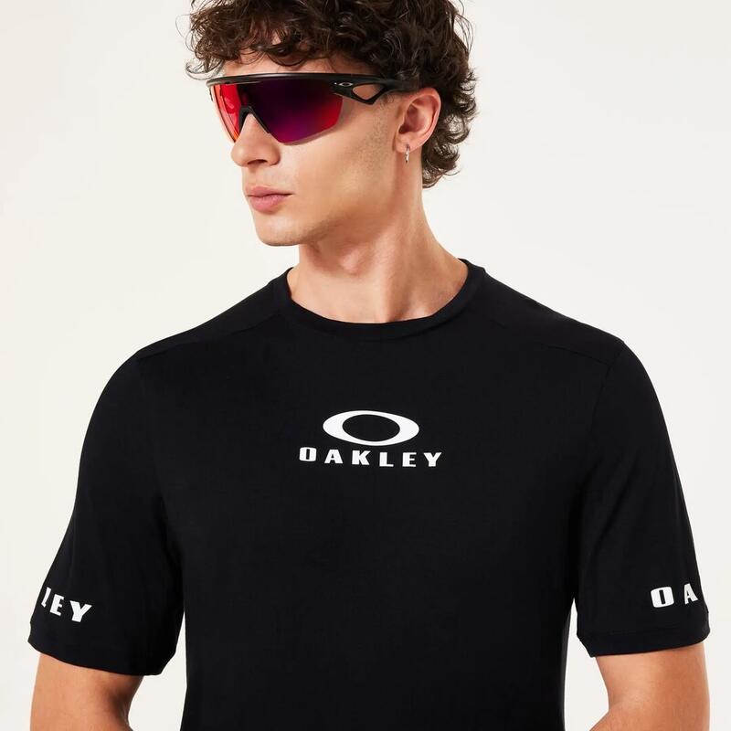 Tricou ciclism Oakley SEEKER FLOW pentru bărbați, negru, FOA406786-02E R L