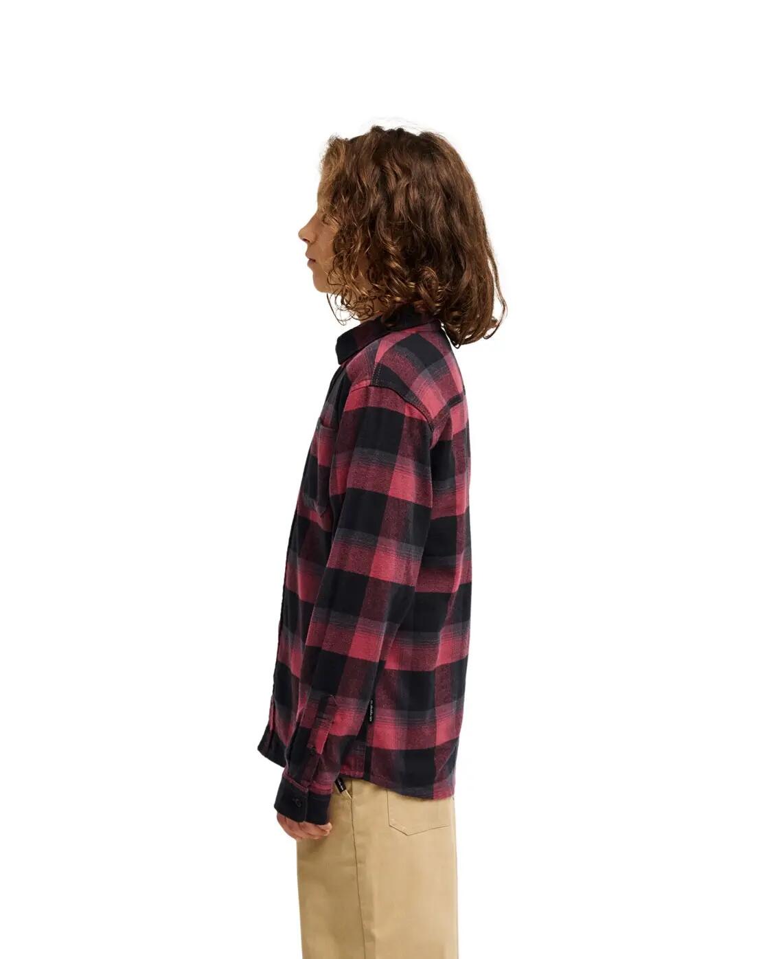 Overhemd met Lange Mouwen MOTHERFLY PLAID Rot Jongens 8-16 3/4