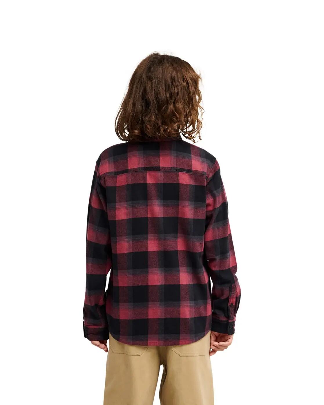 Overhemd met Lange Mouwen MOTHERFLY PLAID Rot Jongens 8-16 2/4