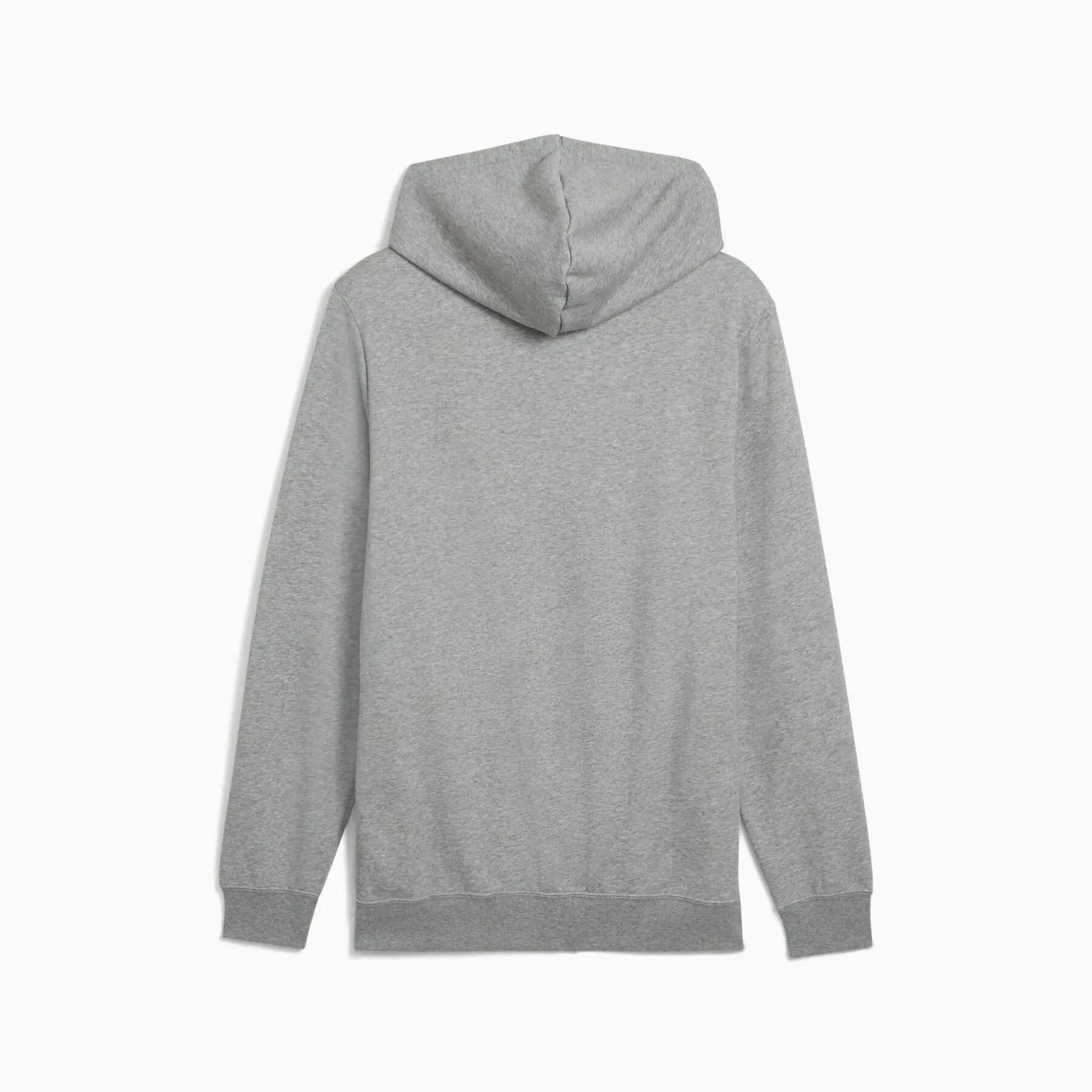 Moletom masculino Puma ESS SMALL LOGO FZ FL cinza tamanho P 2/2