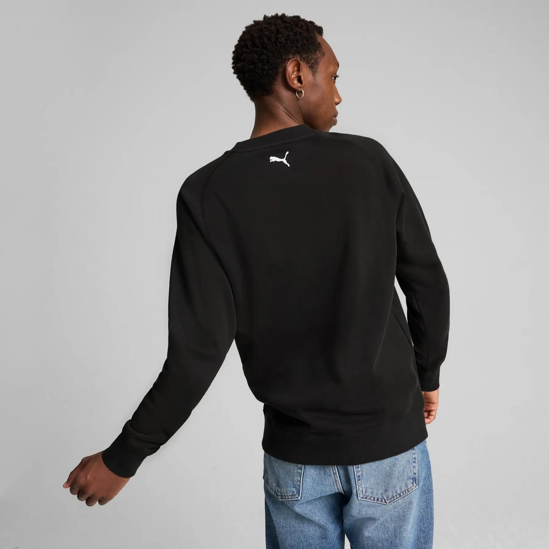 Moletom masculino Puma FERRARI RACE GRAPHIC CREW preto tamanho M 6/7