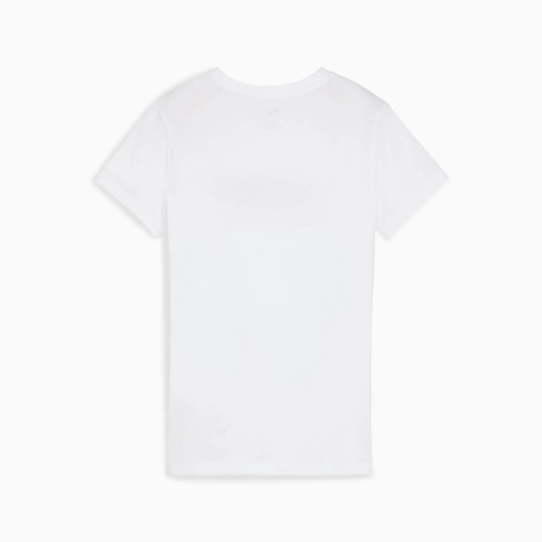 Puma ESS LOGO dames T-shirt wit 68830802 maat XS 2/2