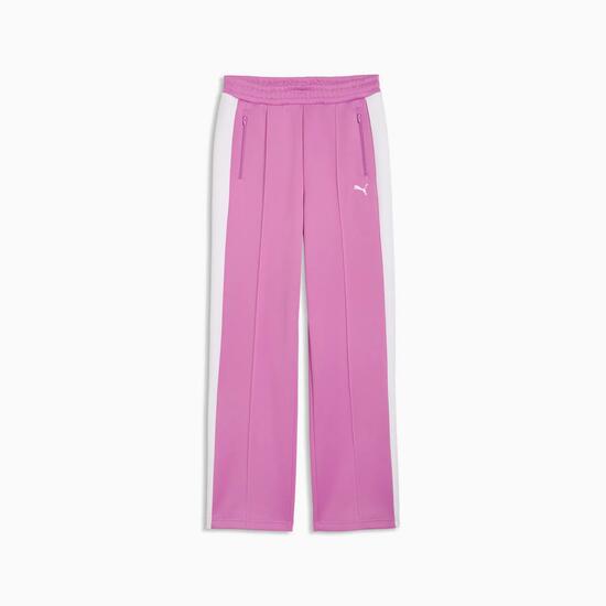 Spodnie dresowe damskie Puma T7 ALWAYS ON STRAIGHT różowe 62979774 r XS