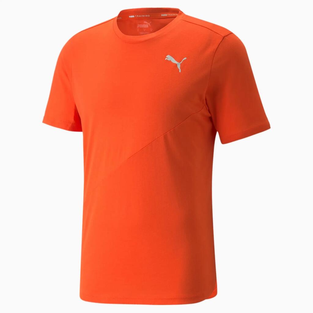Puma TRAIN LOGO men's training shirt orange 52153725 size XL