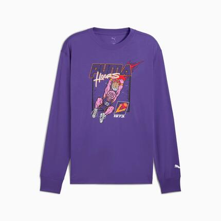 Puma HOOPSTEL Herren Langarm-T-Shirt