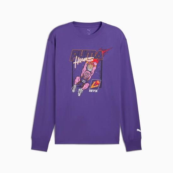 Puma HOOPSTEL Herren Langarm-T-Shirt