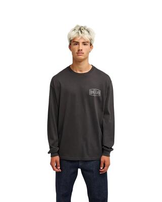 T-shirt met lange mouwen surf garage schwarz heren