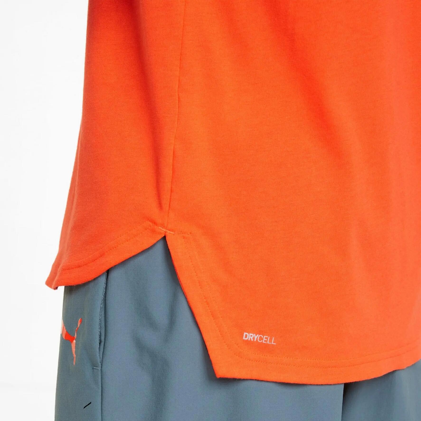 Puma TRAIN LOGO heren trainingsshirt oranje 52153725 maat XL 6/6