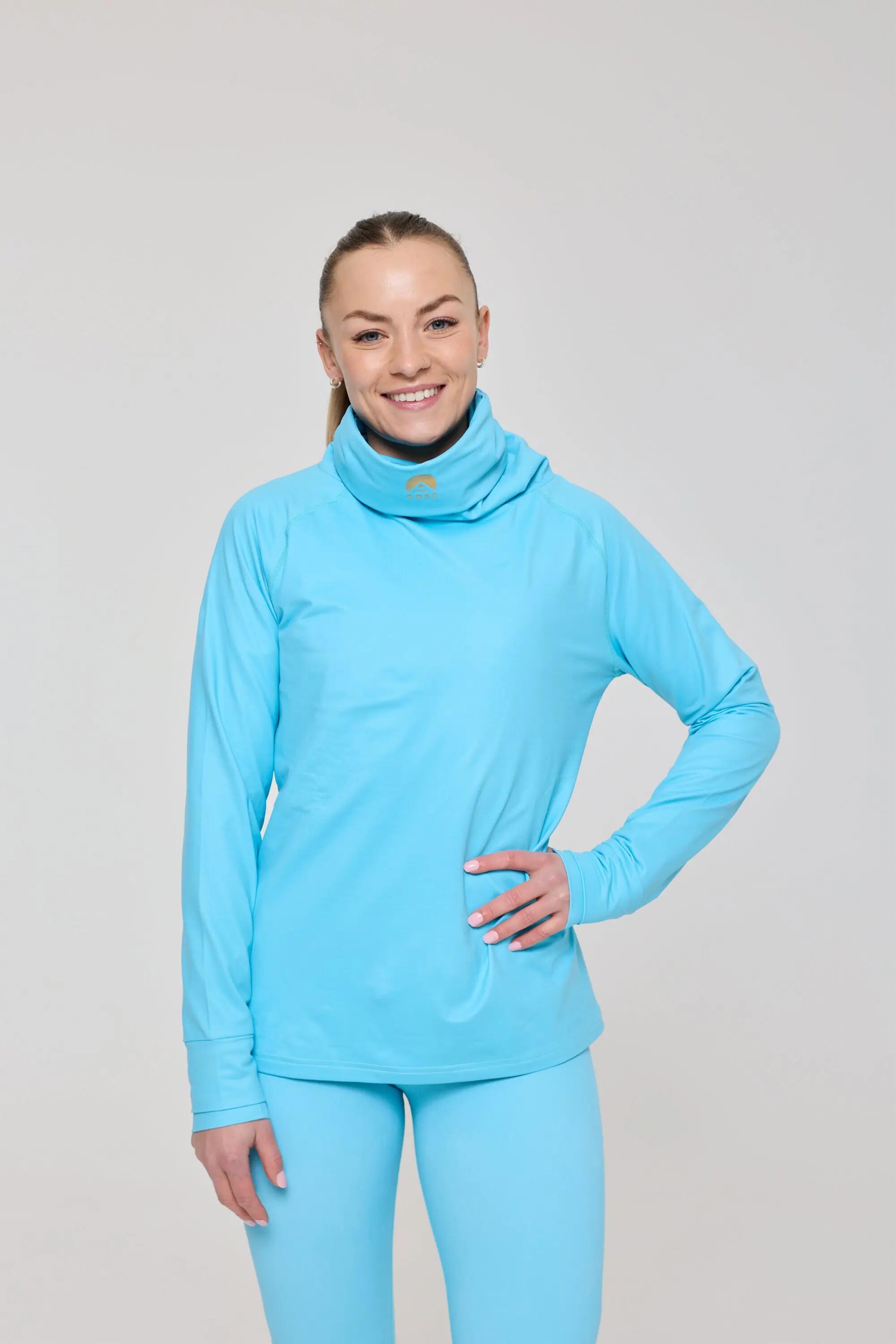 Rhythm Is A Dancer Damen-Baselayer-Top mit hohem Kragen 6/6