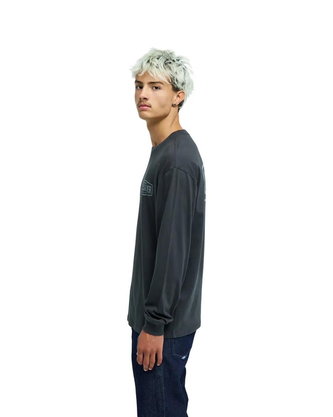 T-shirt manches longues SURF GARAGE Noir Homme 4/4