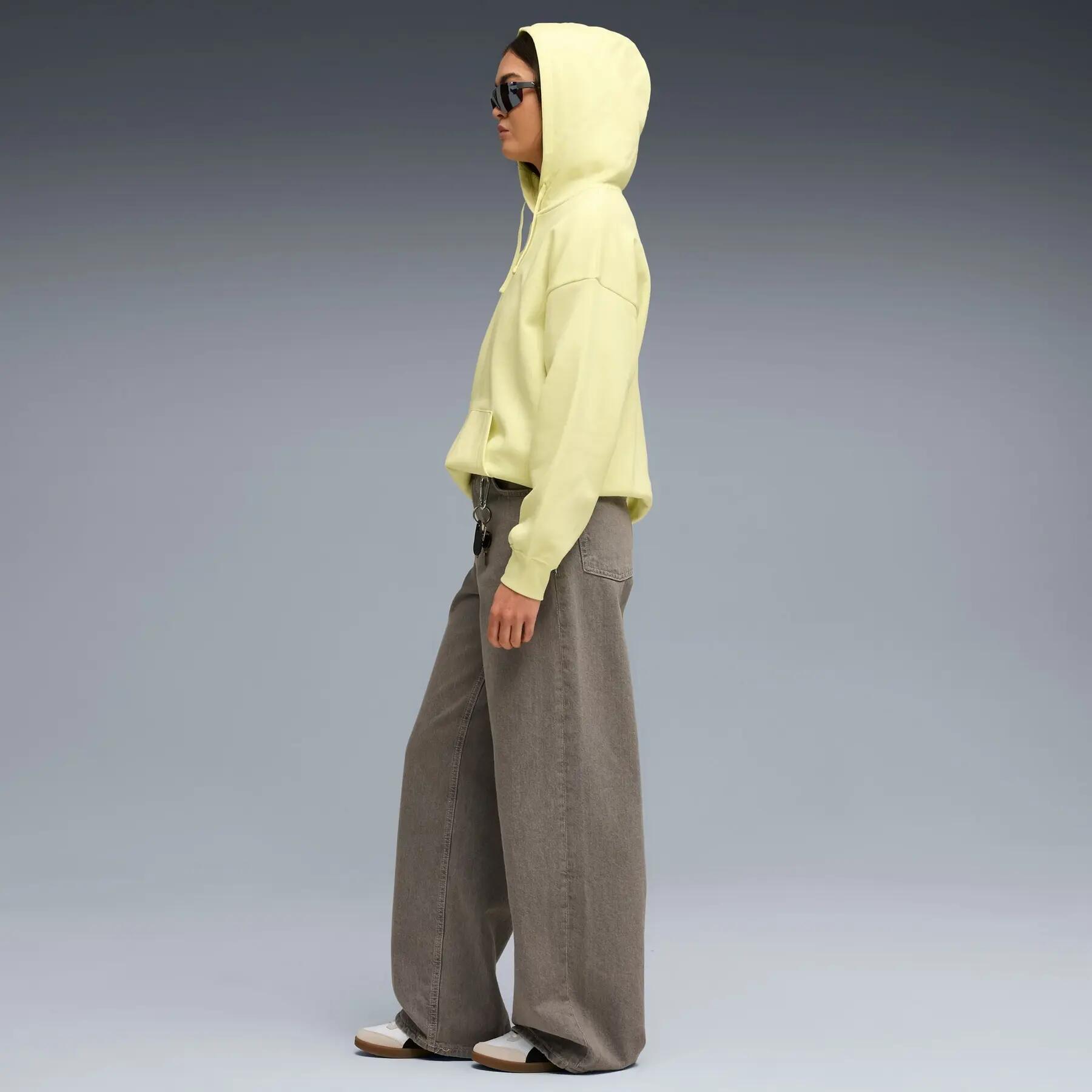 Felpa sportiva da donna Puma ESS OVERSIZED FL 5/5