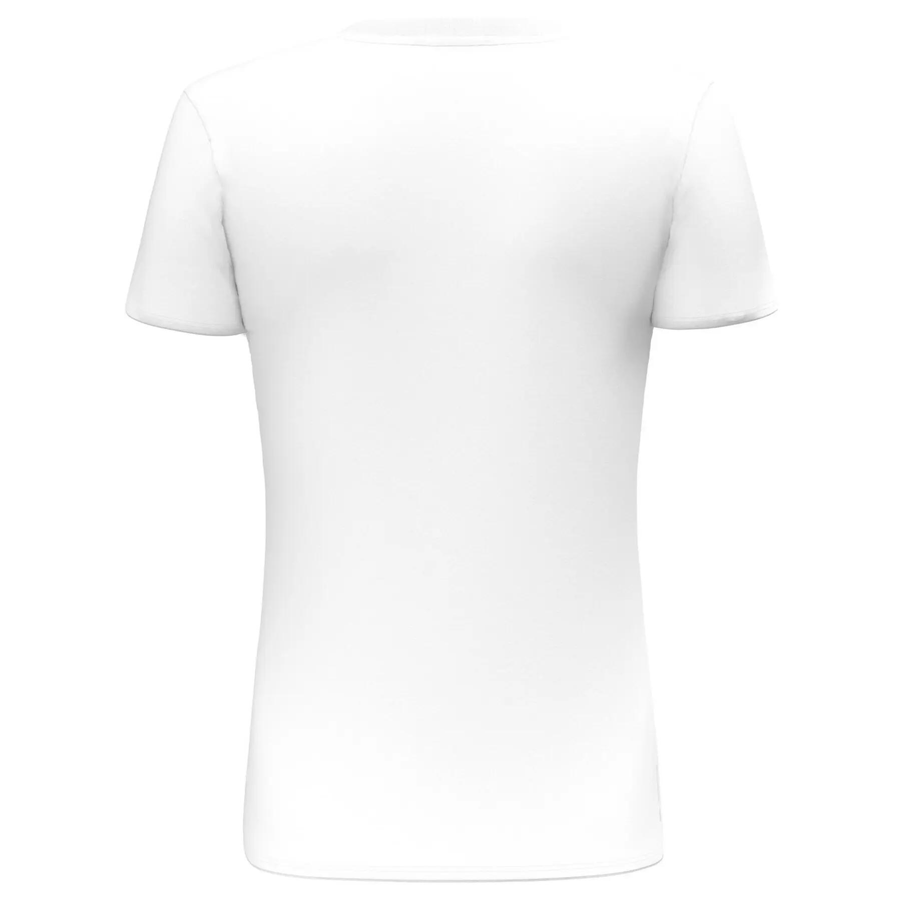 Camiseta feminina Salewa PURE HEART DRY branca 00-0000028638_0010 r S 2/3