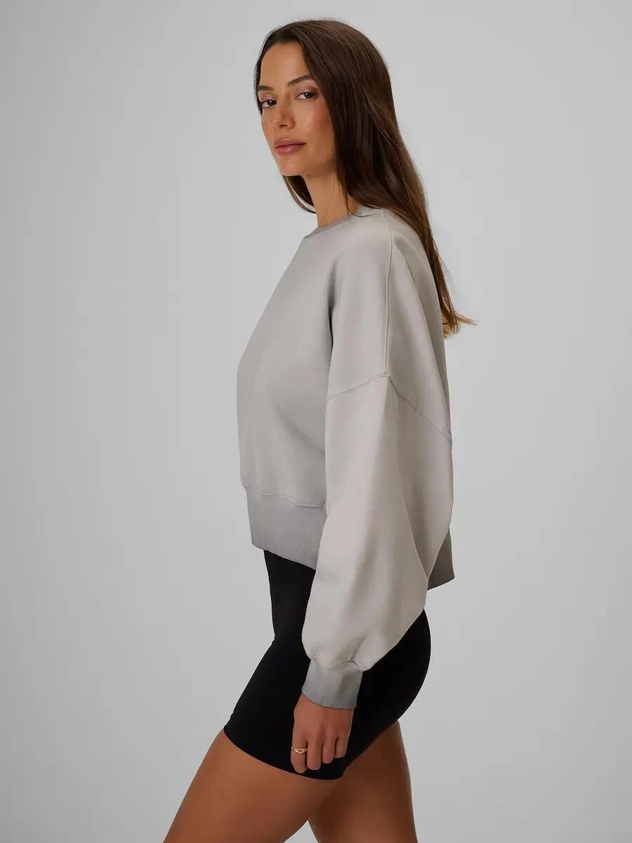 Bluza dresowa loose bez kaptura damska 4F 4FRSS26TSWSF2991 4/7