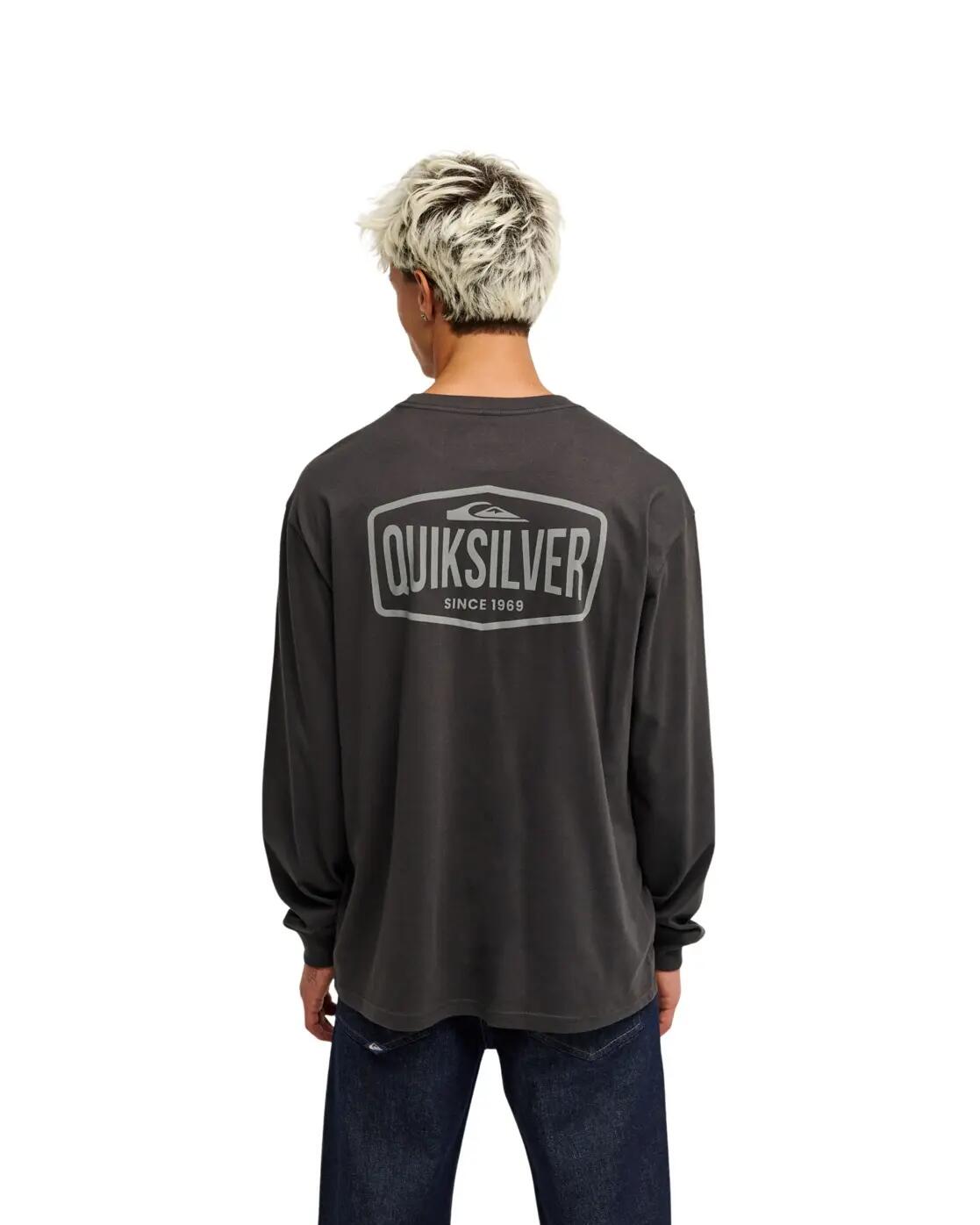 T-shirt manches longues SURF GARAGE Noir Homme 2/4