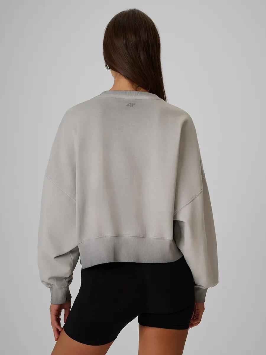 Bluza dresowa loose bez kaptura damska 4F 4FRSS26TSWSF2991 2/7