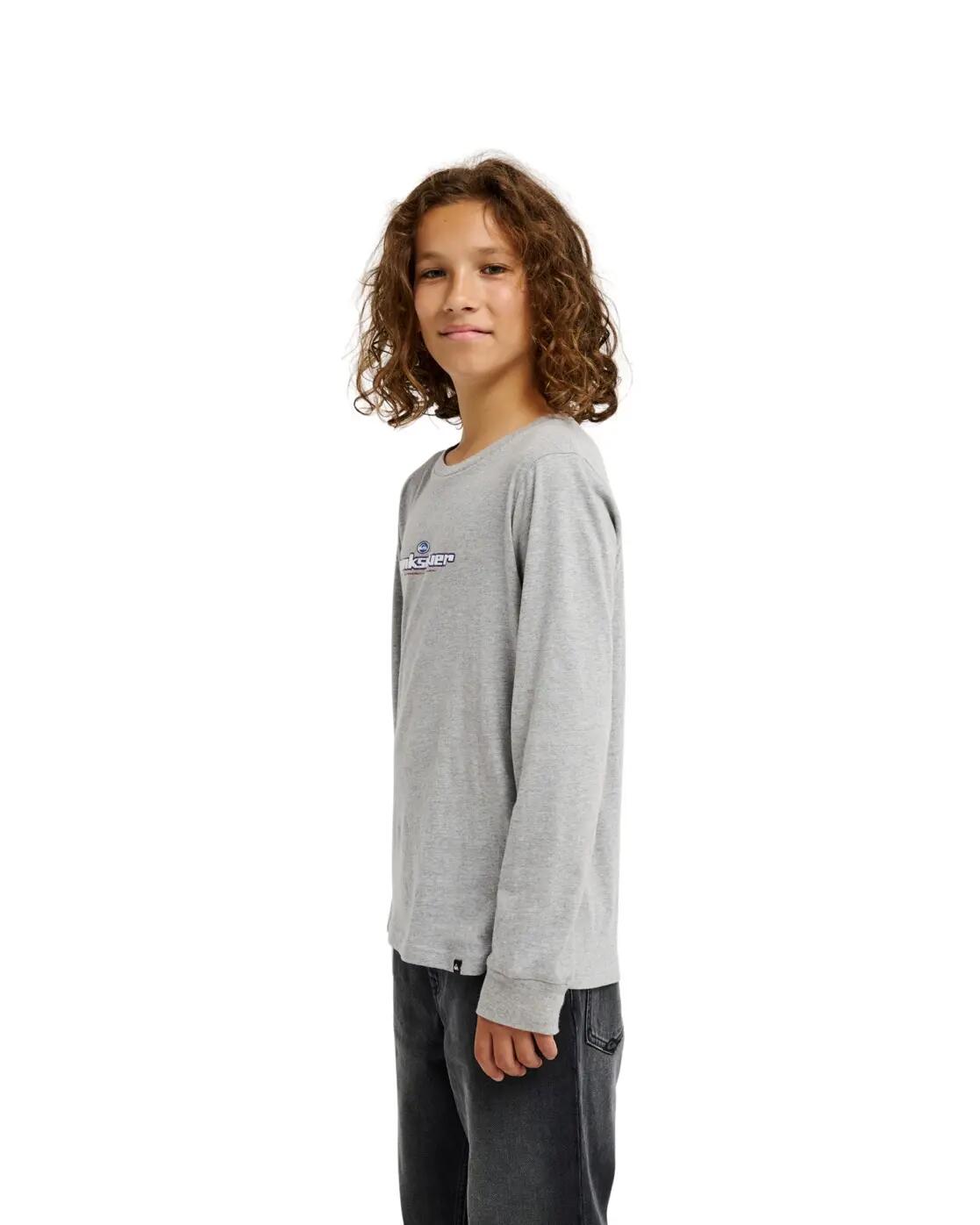 T-shirt met Lange Mouwen SLACKER Grau Jongens 8-16 3/4
