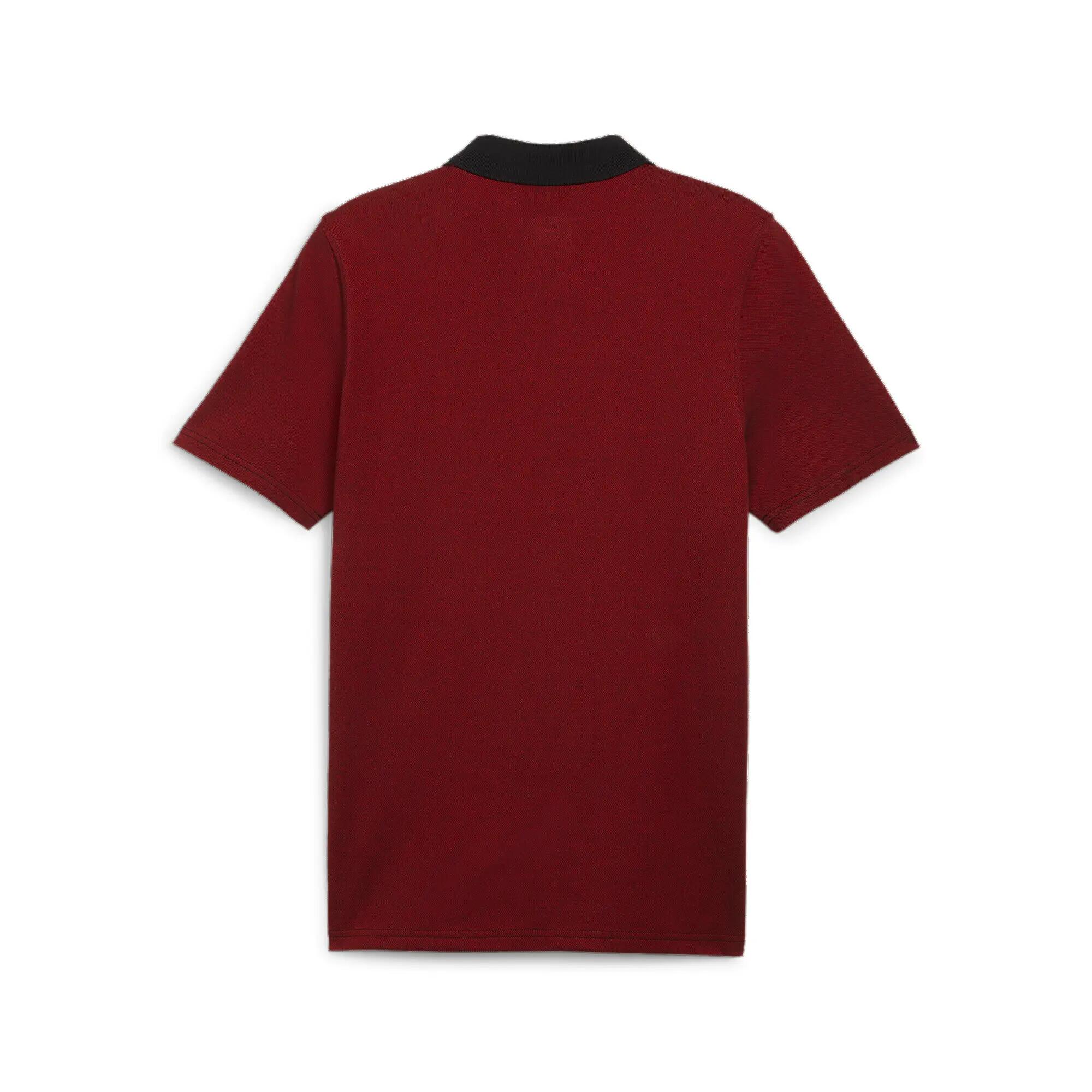 Koszulka polo męska Puma FERRARI STYLE 2 TONE czerwona 62382702 r M 2/8