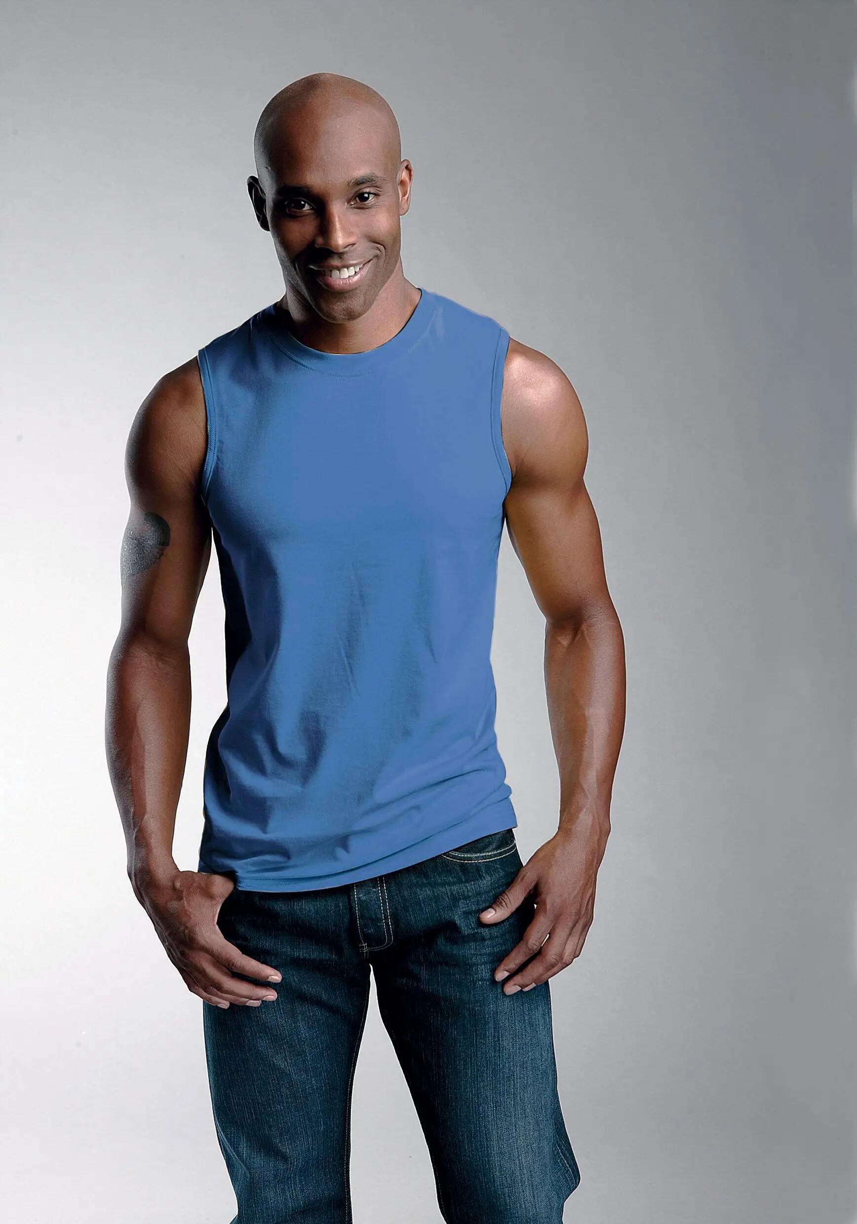Herren Muscleshirts (3 Stück), Baumwolle »Cotton made in Africa« 2/6