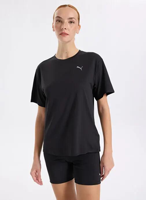 Camiseta feminina Puma TRAINING RELAXED preta 68951401 r S 3/3