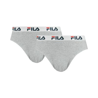 Fila BRIEF 2-PACK slip da uomo grigi FU5015/2400 r S