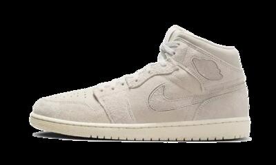 Schoenen - lifestyle - unisex - air jordan 1 mid craft - suede, mid-top - ivory