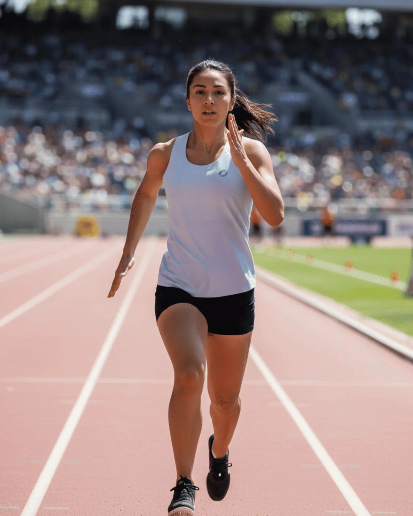 Technische hardlooptanktop voor dames - VICK PHOTON 2/6