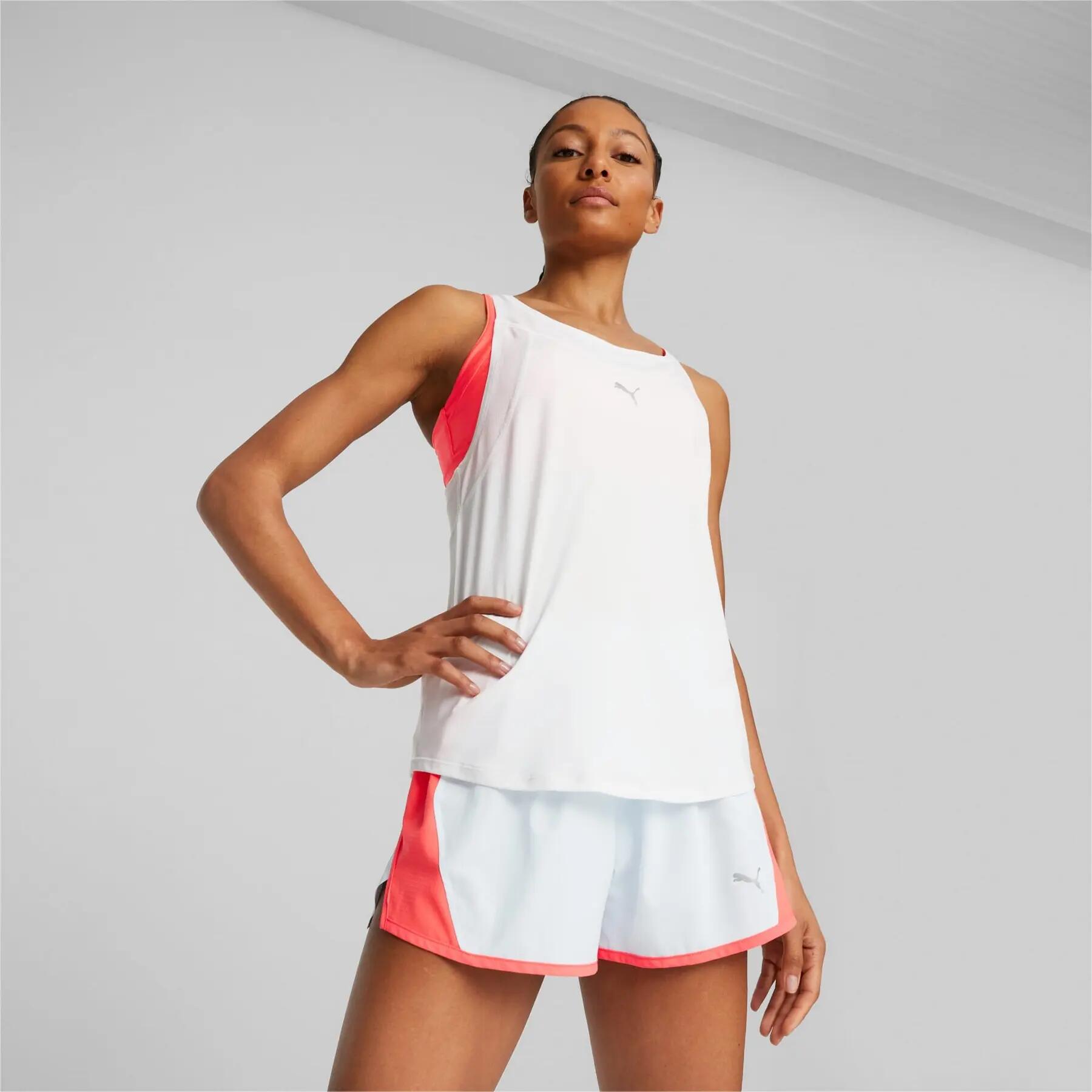 Regata feminina Puma RUN CLOUDSPUN branca 52405302 tamanho XS 3/7