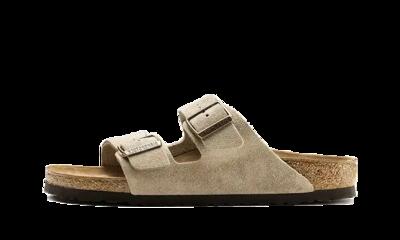 Schoenen - casual - unisex - arizona - suède, comfortabele zool - taupe