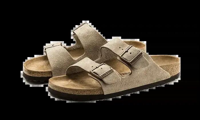 Schoenen - Casual - Unisex - Arizona - Suède, comfortabele zool - Taupe 2/2