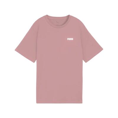 Puma ess small logo relaxed dames t-shirt roze 68831023 r s
