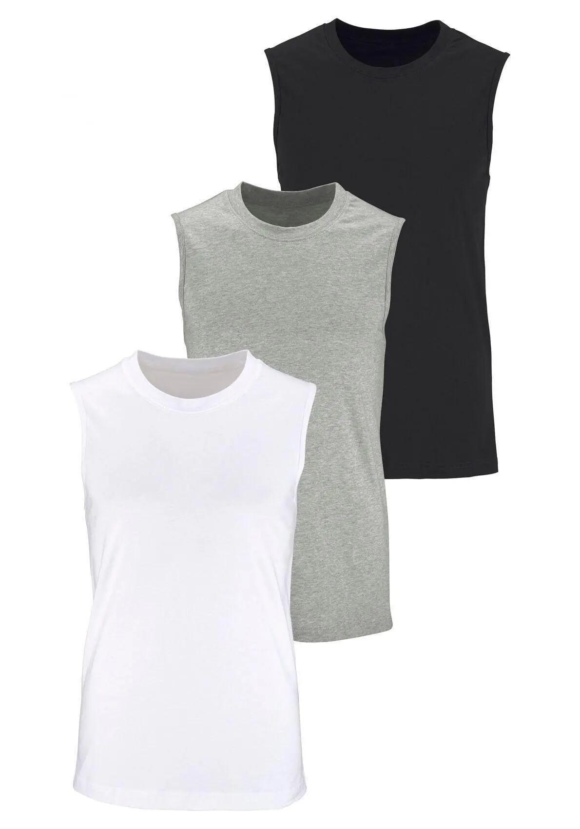 Herren Muscleshirts (3 Stück), Baumwolle »Cotton made in Africa« 2/6