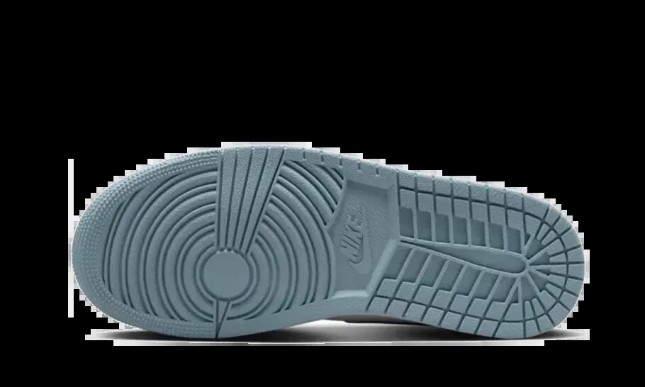 Chaussures - basket - mi-hautes, amorti air-sole - air jordan 1 mid - bleu 2/3