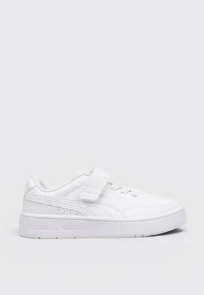 Zapatillas Deportivas Niños Puma COURT CLASIC CLEAN Blanc
