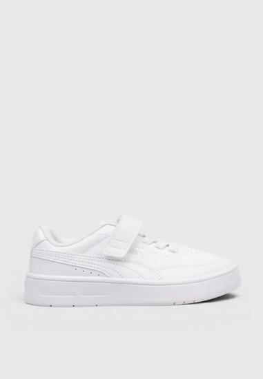 Zapatillas Deportivas Niños Puma COURT CLASIC CLEAN Blanc